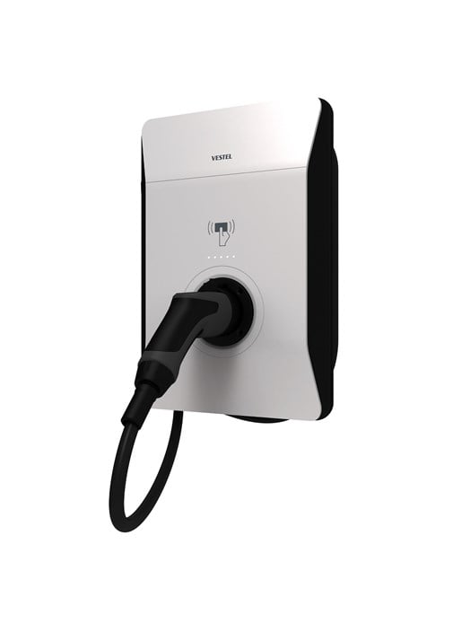 Vestel Elektrikli Araç Şarj İstasyonu EVC04 Smart Wifi 22kW Kablolu