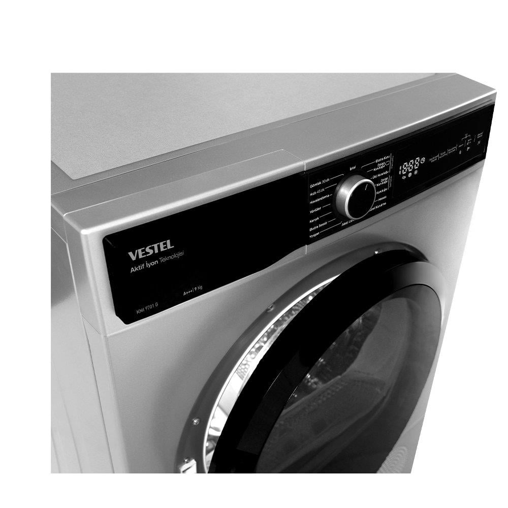 Vestel KMI 9701 G 9 Kg Gri Kurutma Makinesi