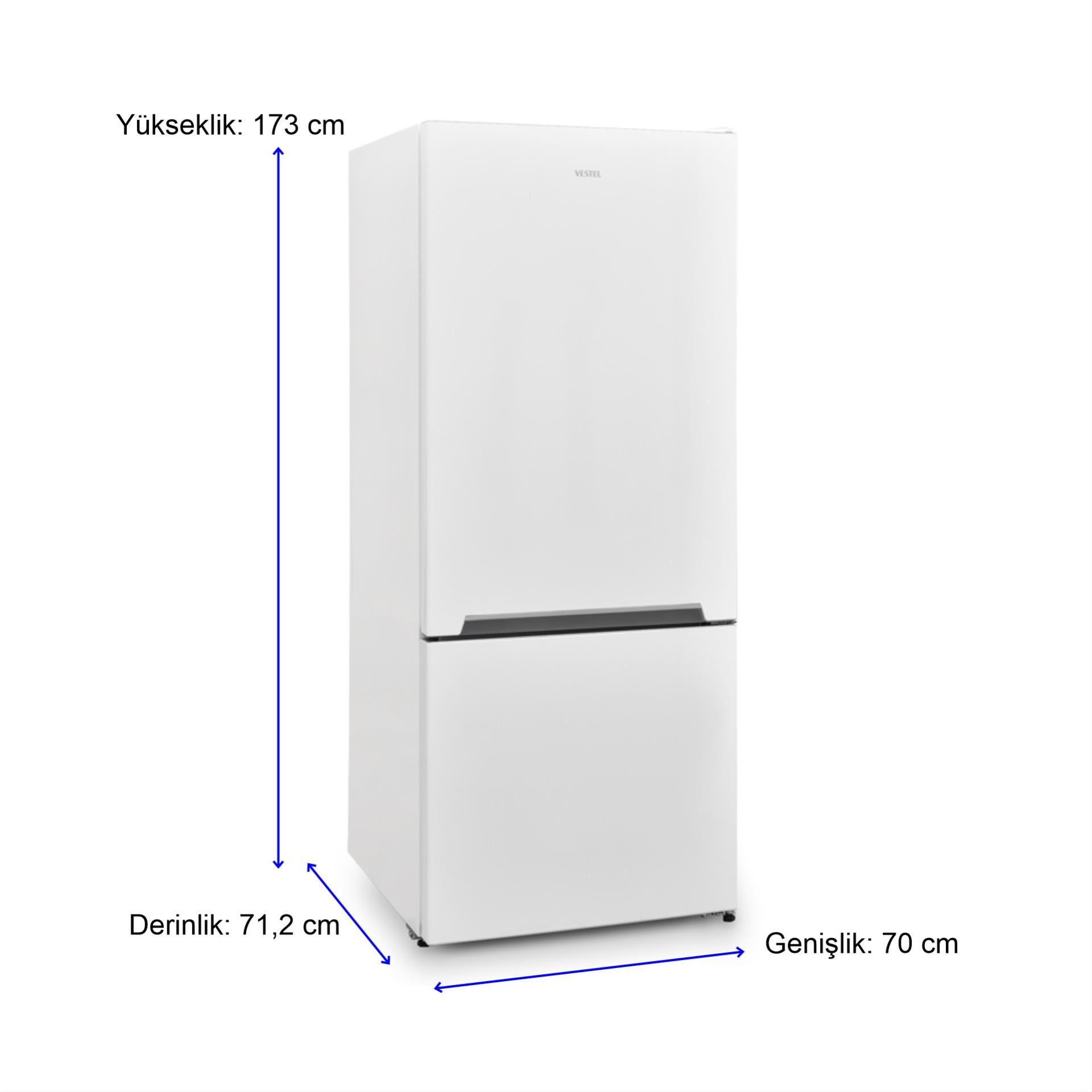 Vestel NFK48001 427 Lt No-Frost Buzdolabı
