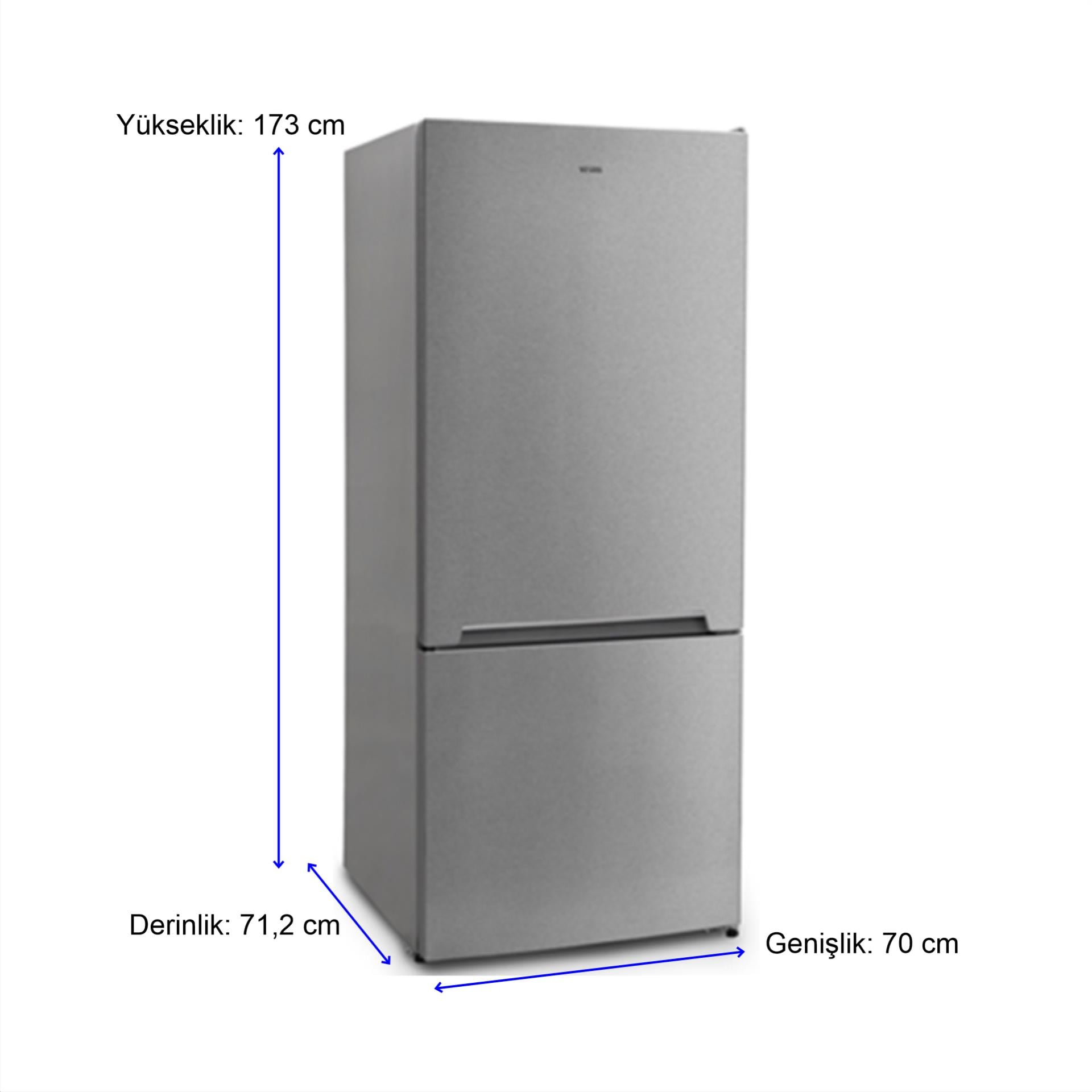 Vestel NFK48001 X 427 Lt No-Frost Buzdolabı