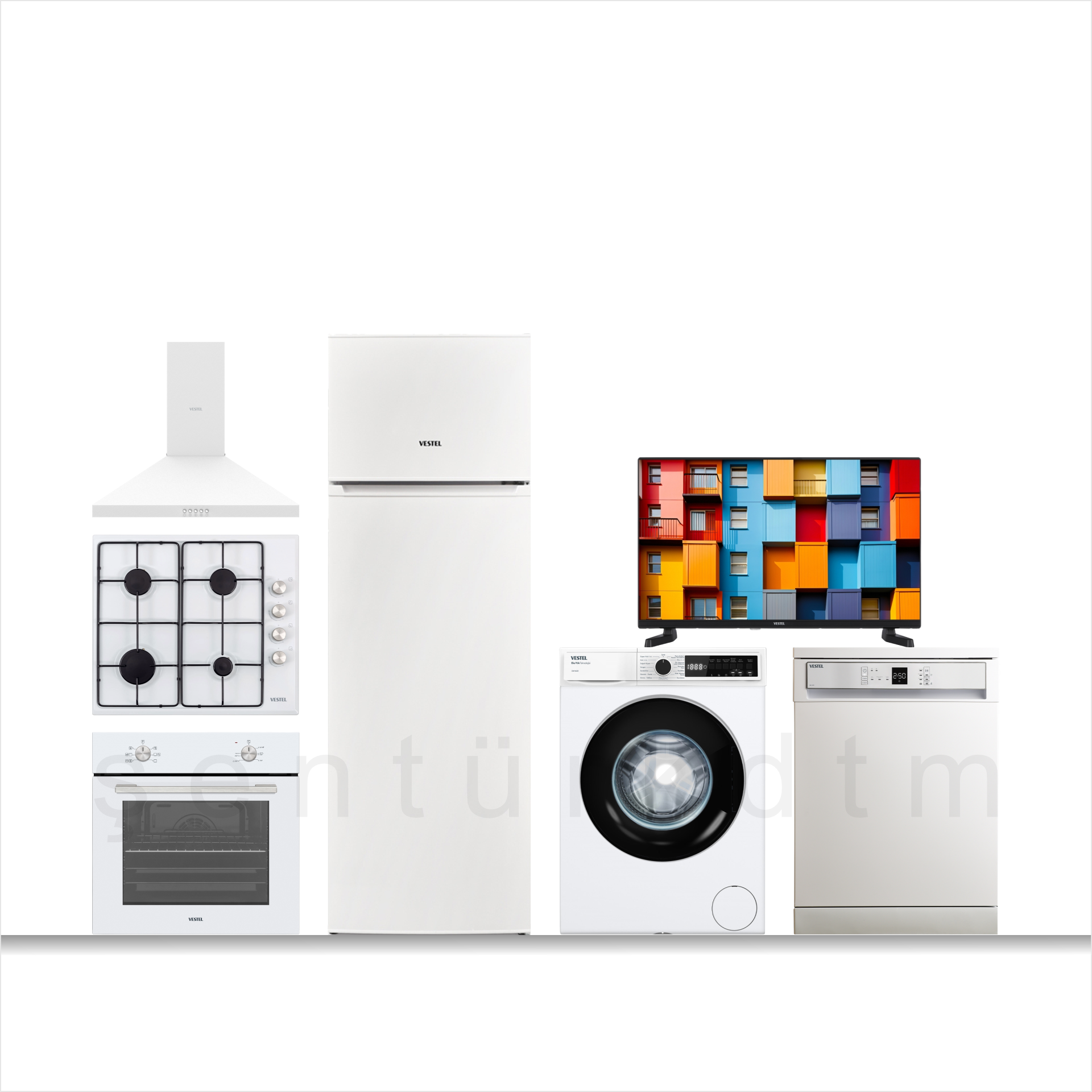 Vestel Rezidans 2 Beyaz Eşya Paketi
