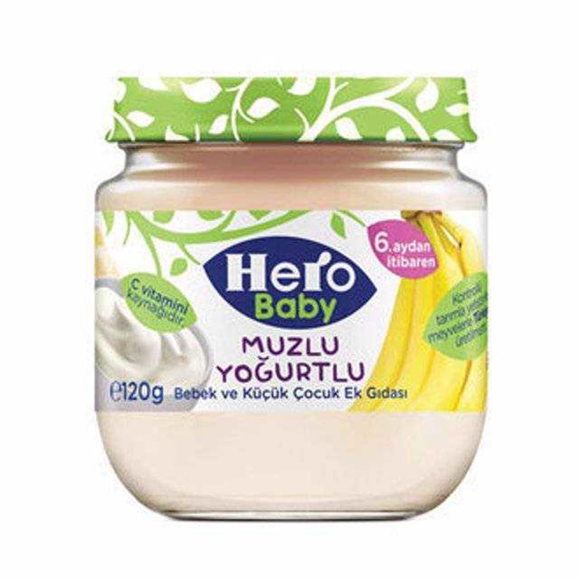 Hero Baby Muzlu Yoğurtlu Kavanoz Maması 120 Gr