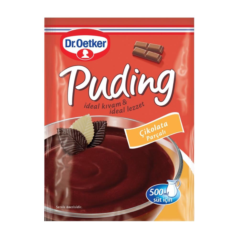 Dr. Oetker Çikolata Parçalı Puding 115 Gr