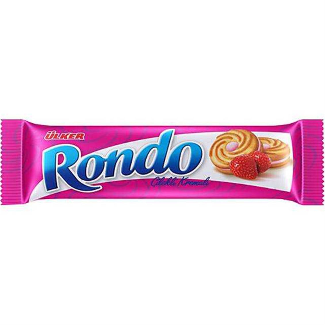 Ülker Rondo Çilekli Bisküvi 61 Gr