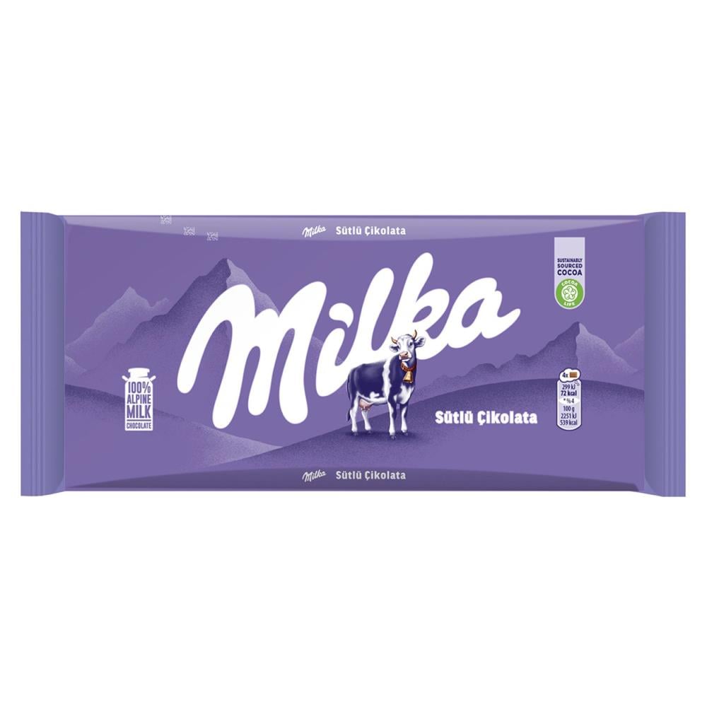 Milka Çikolata Kare Sütlü 80 gr 