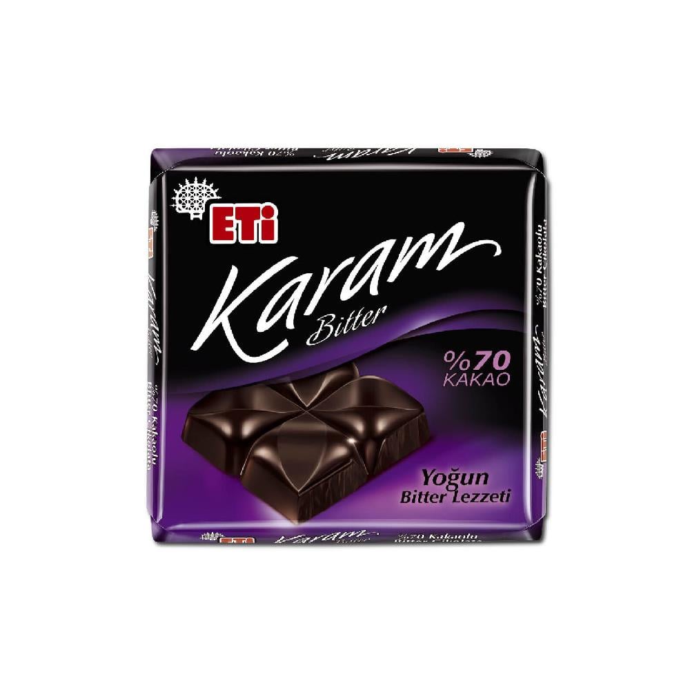 Eti Karam %70 Kakaolu Bitter Kare Çikolata 60 gr