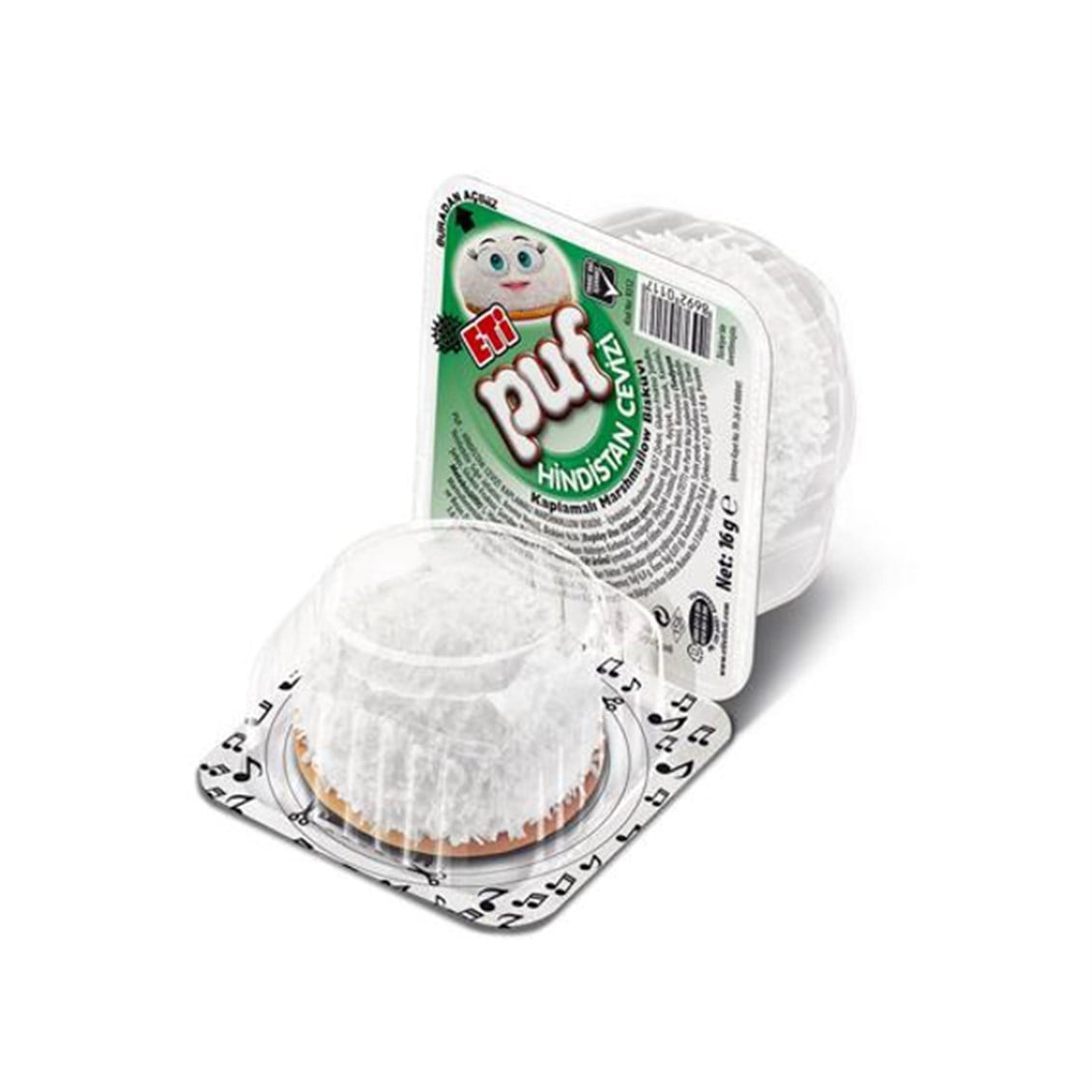 Eti Puf Hindistan Cevizli 16 Gr