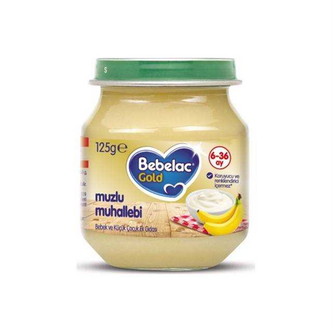 Bebelac Muzlu Muhallebi Kavanoz Maması 125 Gr
