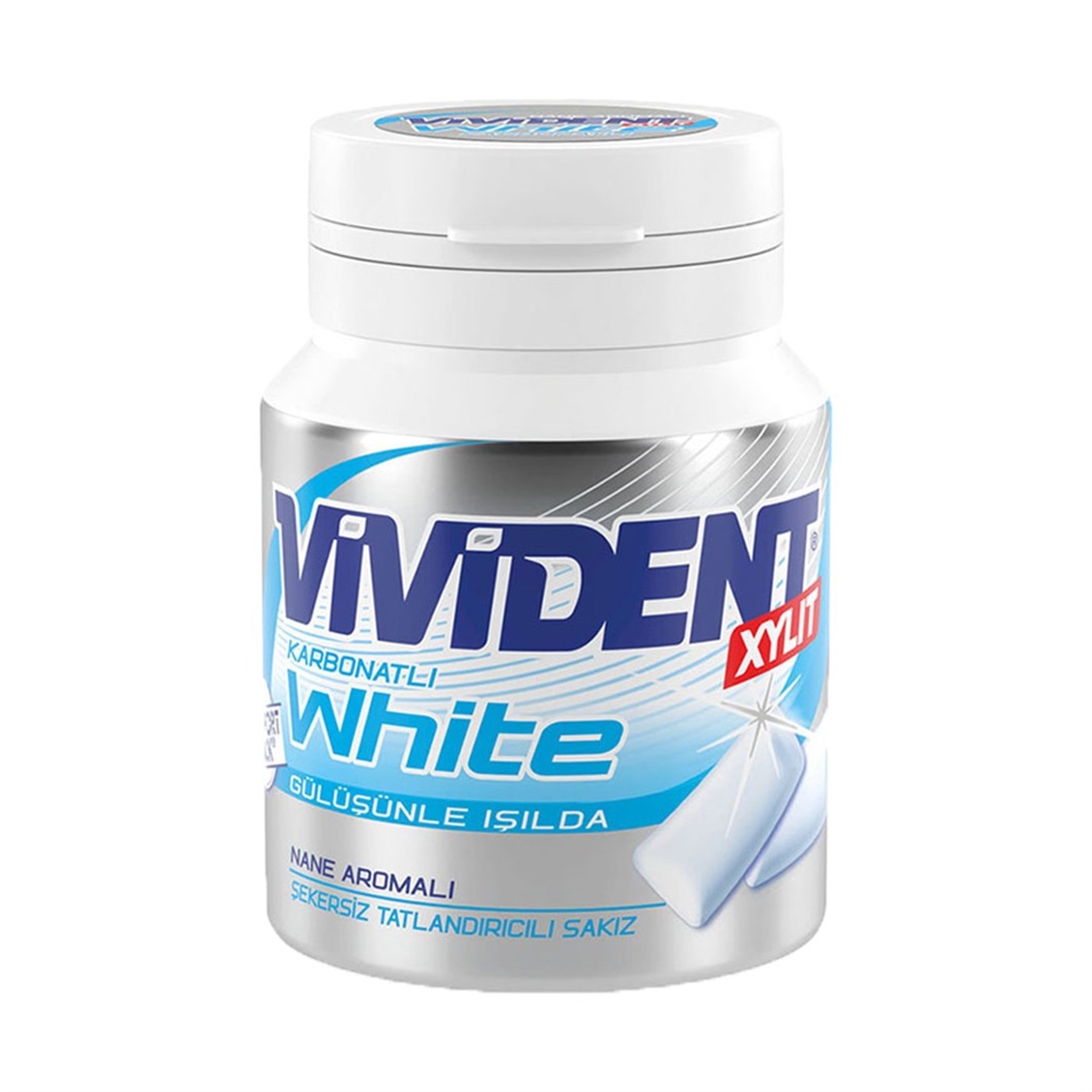 Vivident White Nane Draje Şişe 67 Gr