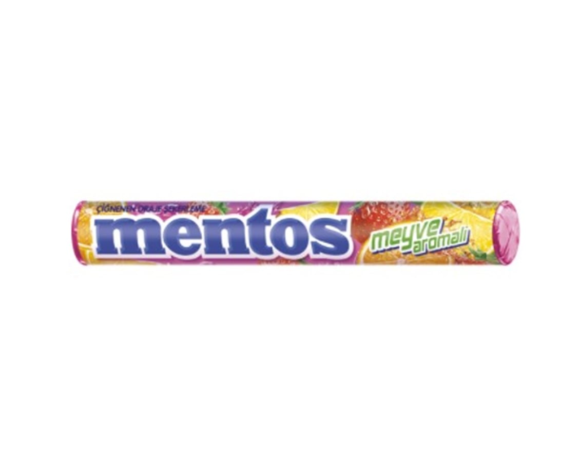 Mentos Meyveli Draje Şeker 37,5 Gr