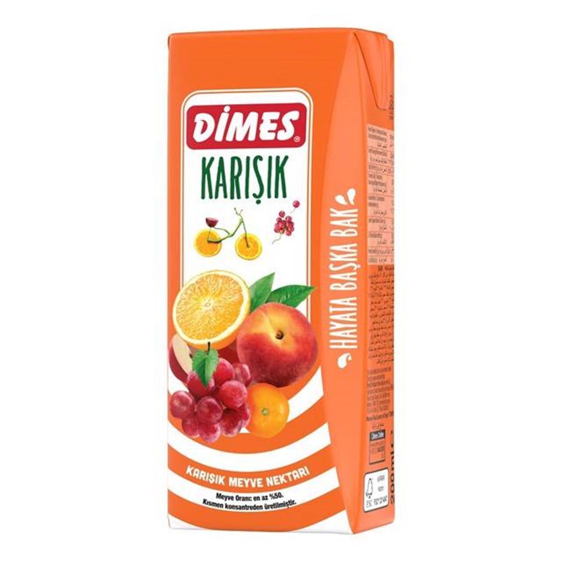 Dimes Karışık Meyve Suyu 200 ml
