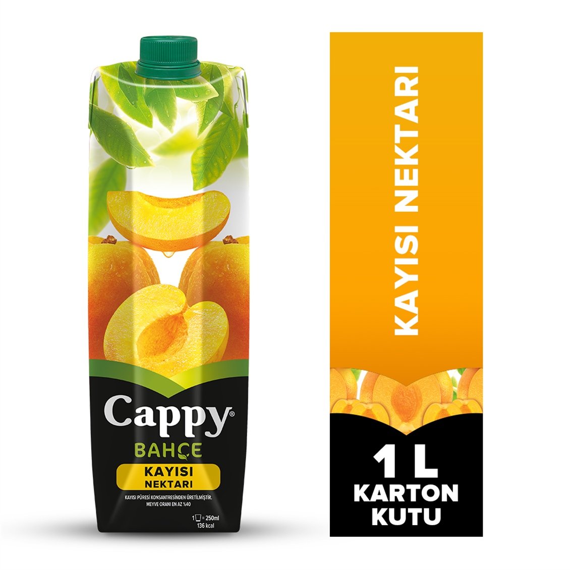 Cappy Kayısı Nektarı Meyve Suyu 1 Lt