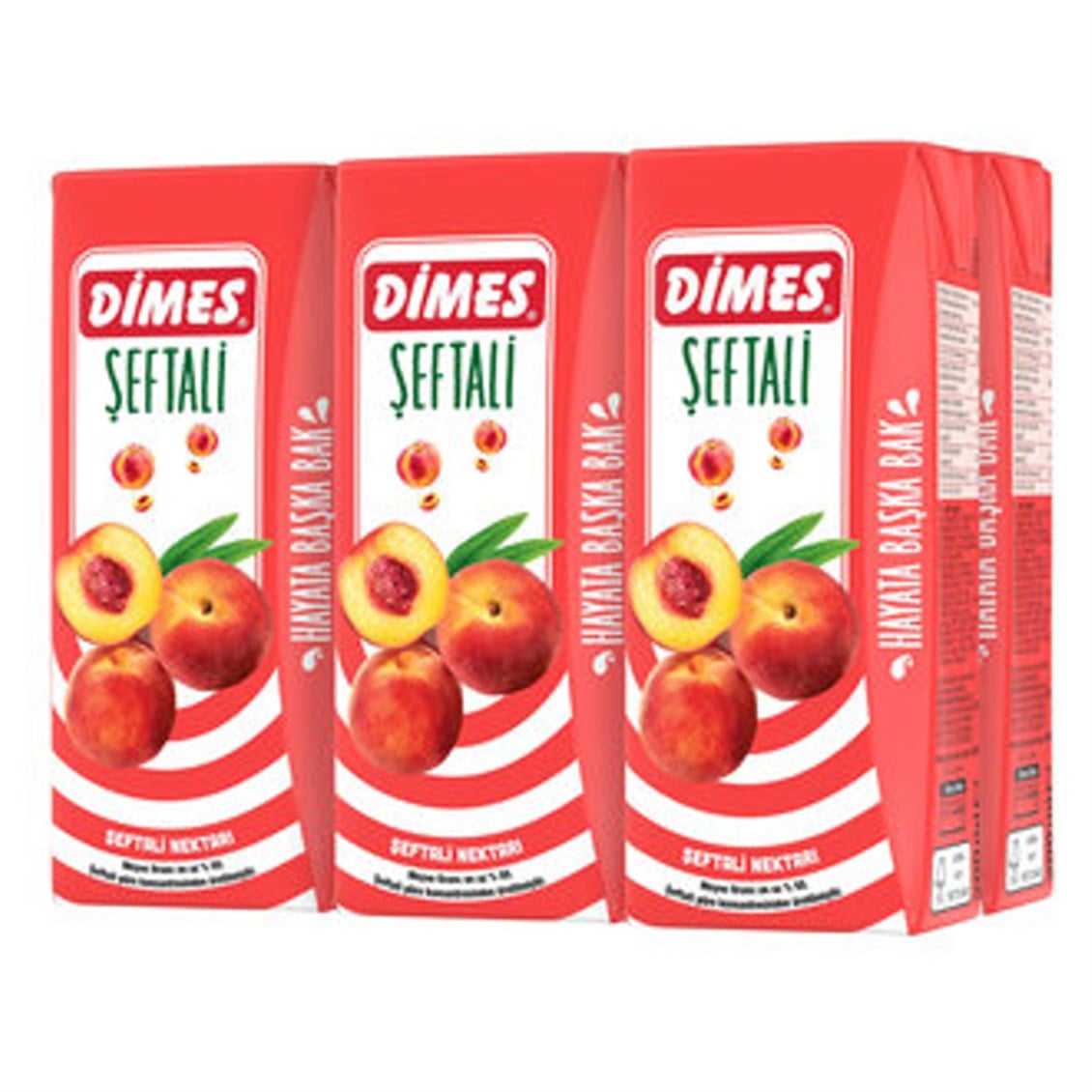 Dimes Şeftali Nektarı Meyve Suyu 6x200 ml