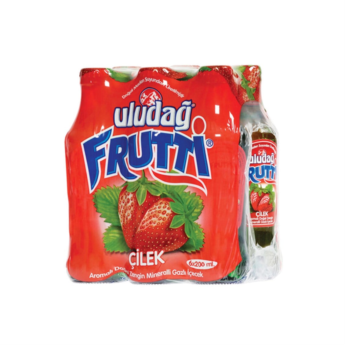 Uludağ Frutti Çilek 6x200 ml