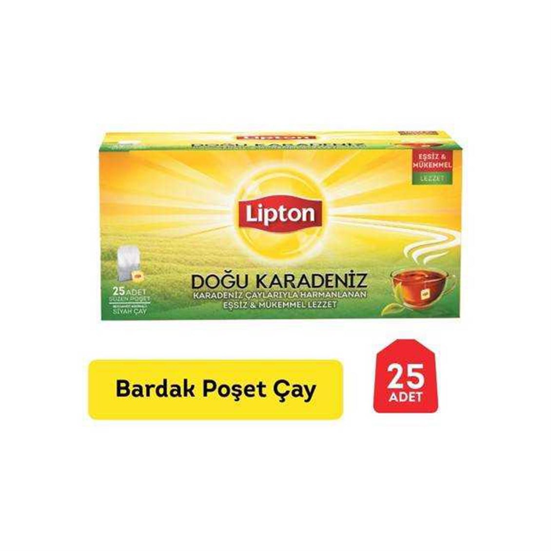 Lipton Doğu Karadeniz 25'li Bardak Poşet Çay 50 Gr