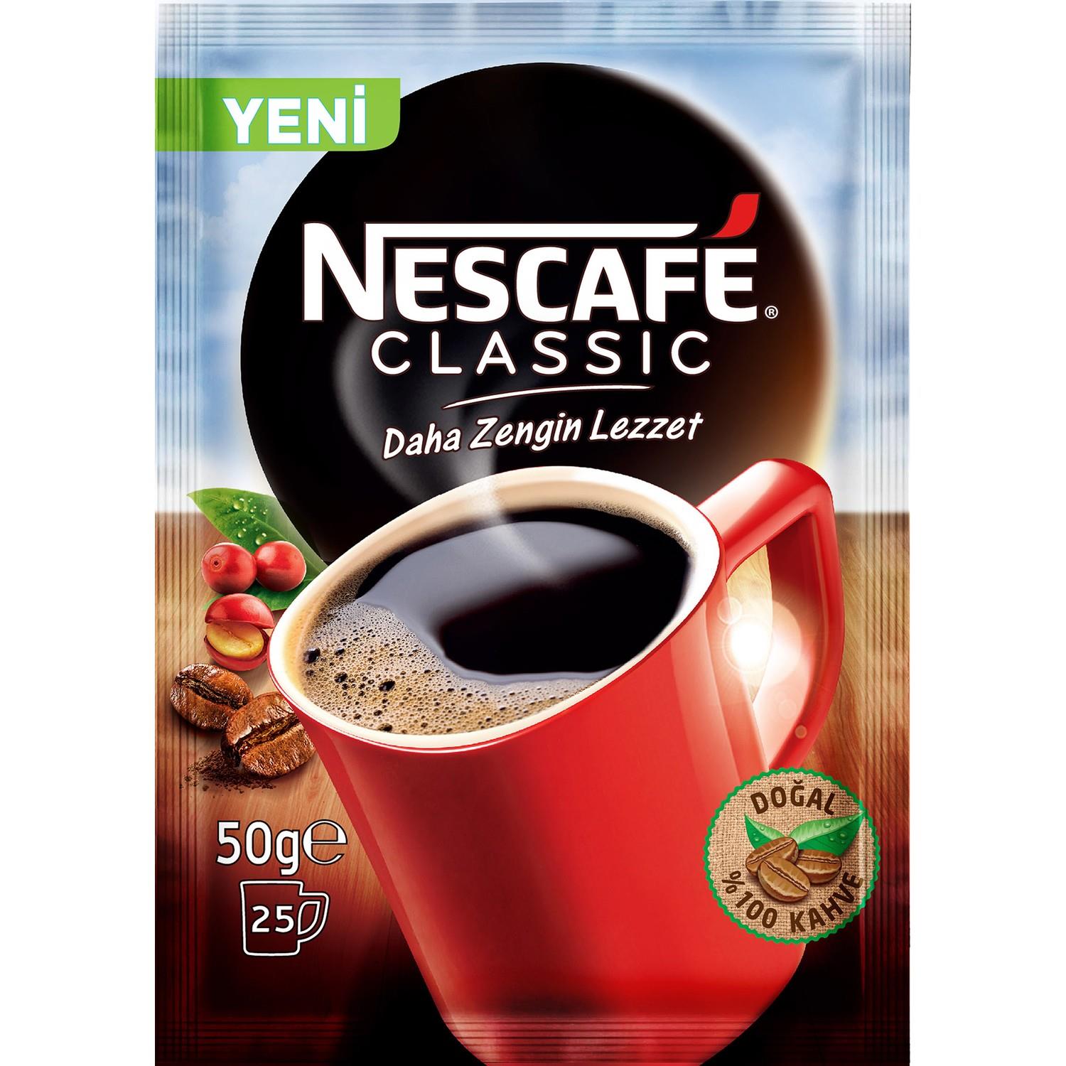 Nescafe Classic Çözülebilir Kahve 50 Gr