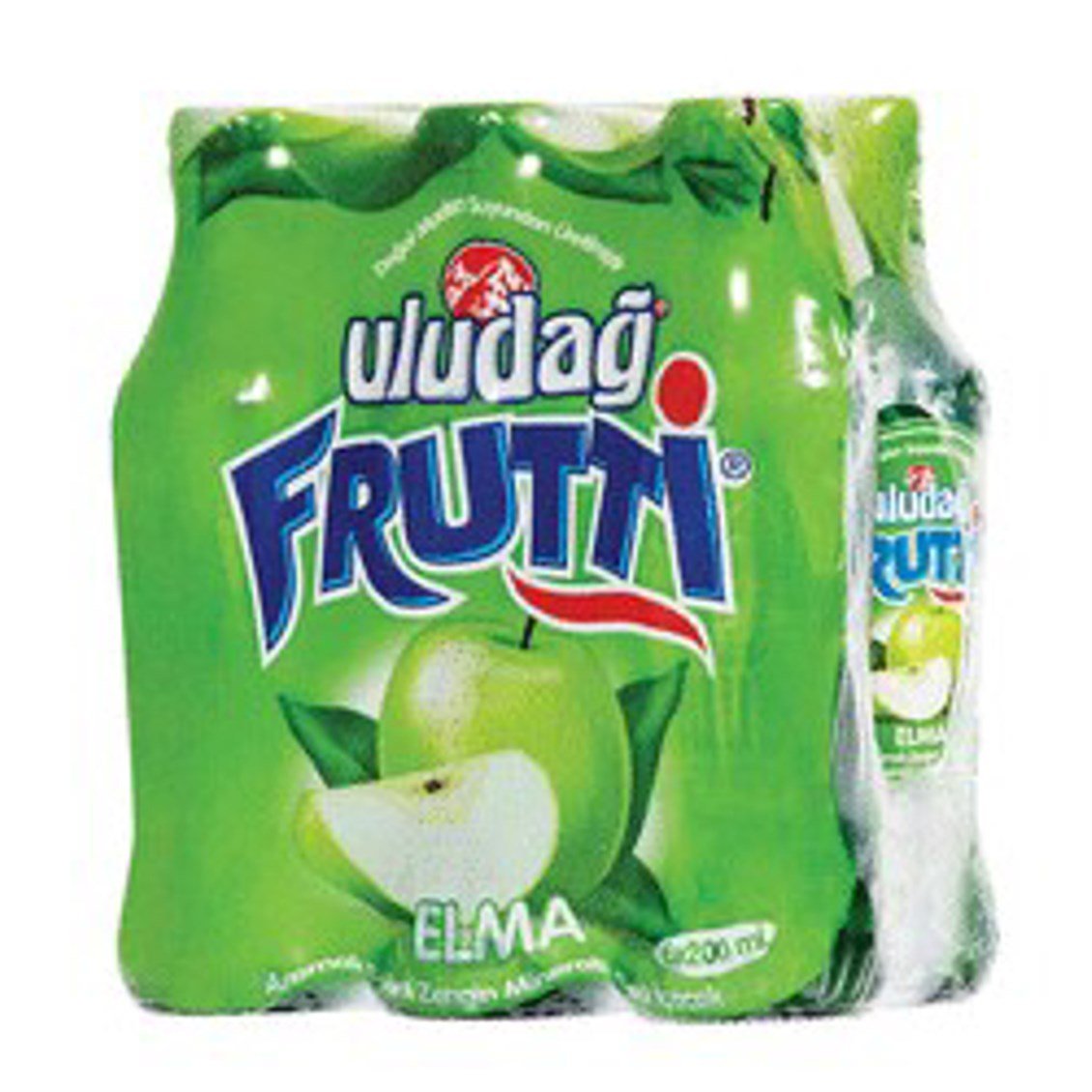 Uludağ Frutti Elmalı Maden Suyu 6x200 ml