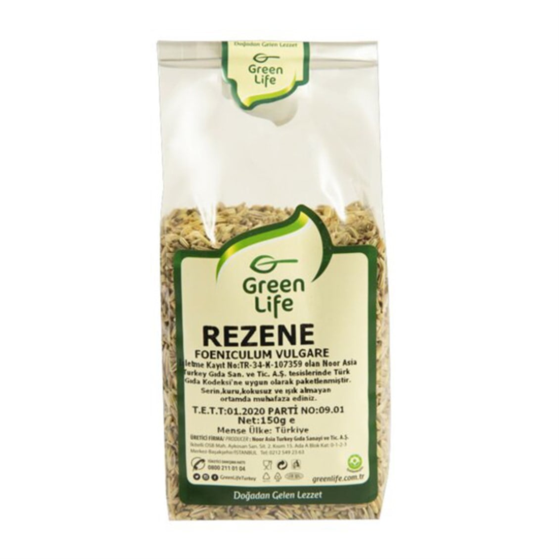 Green Life Rezene Çayı 150 Gr