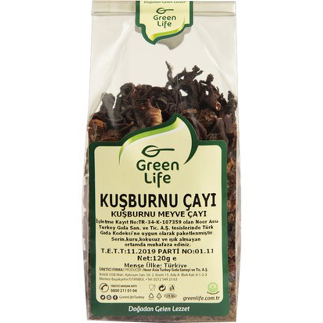 Green Life Kuşburnu Çayı 120 Gr