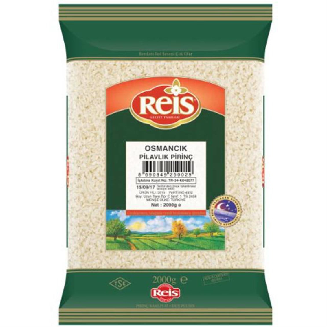 Reis Pirinç Osmancık 2 Kg