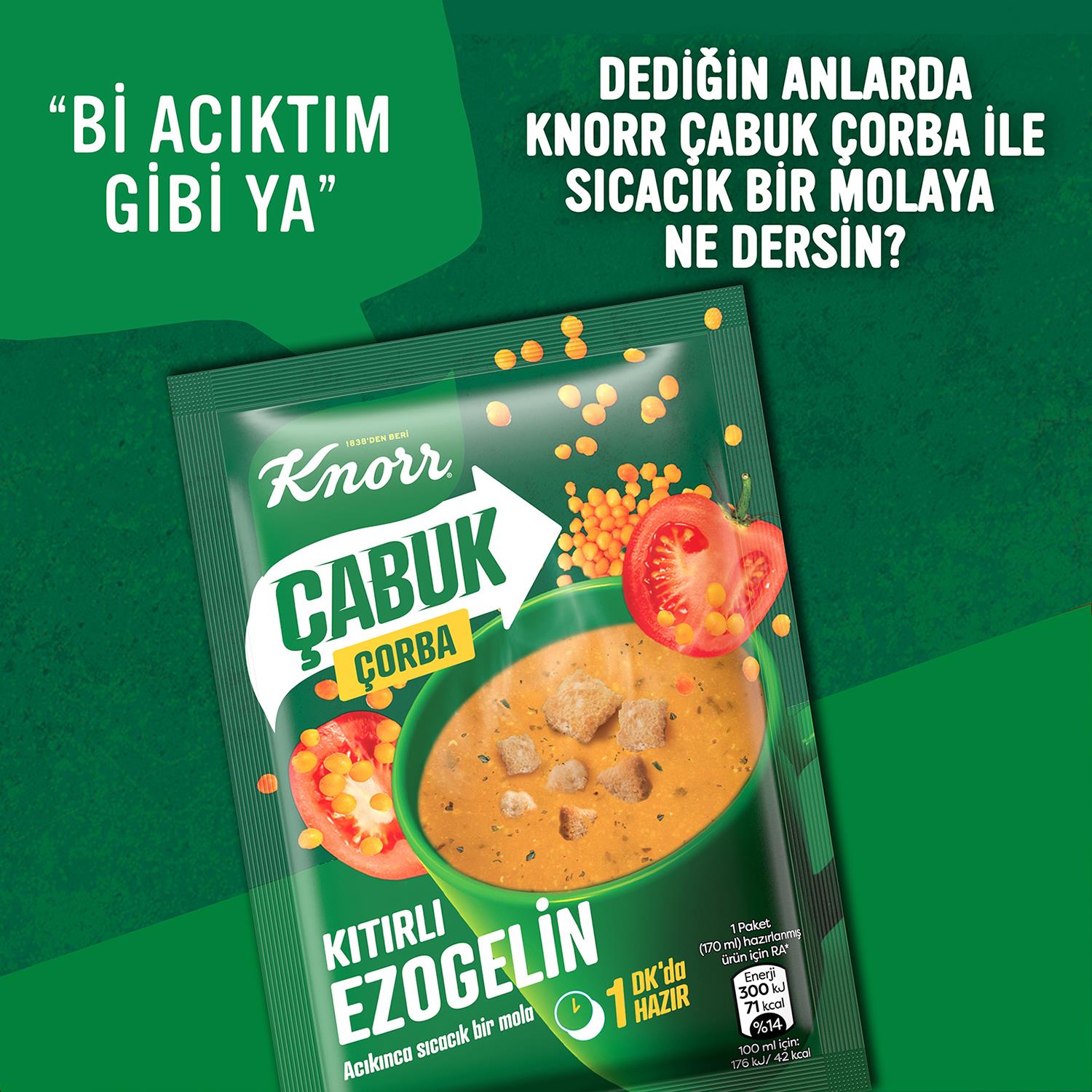 Knorr Çabuk Çorba Ezogelin 22 gr