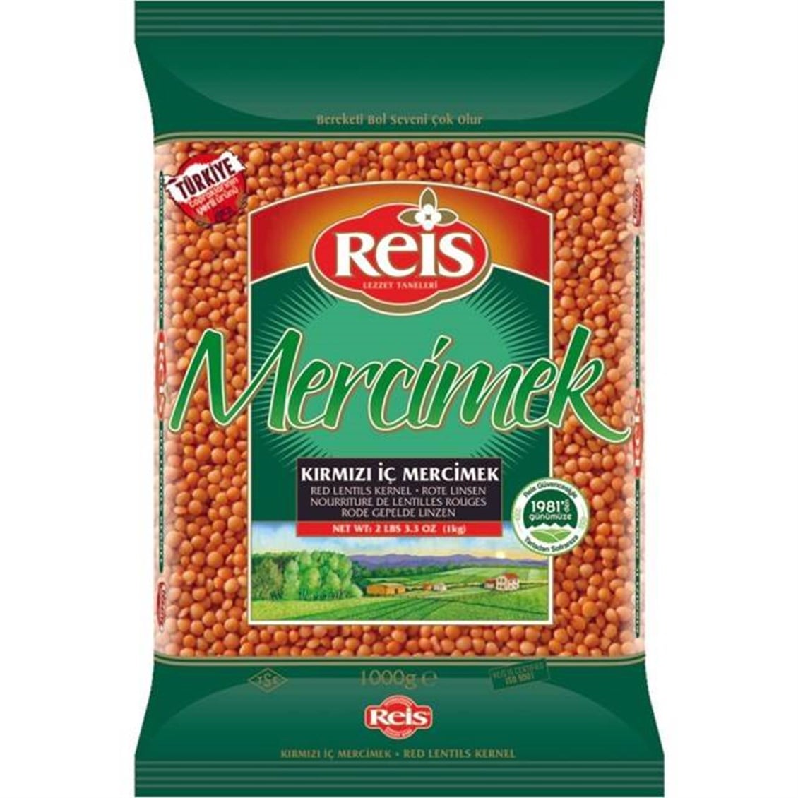 Reis Kırmızı Mercimek Kg