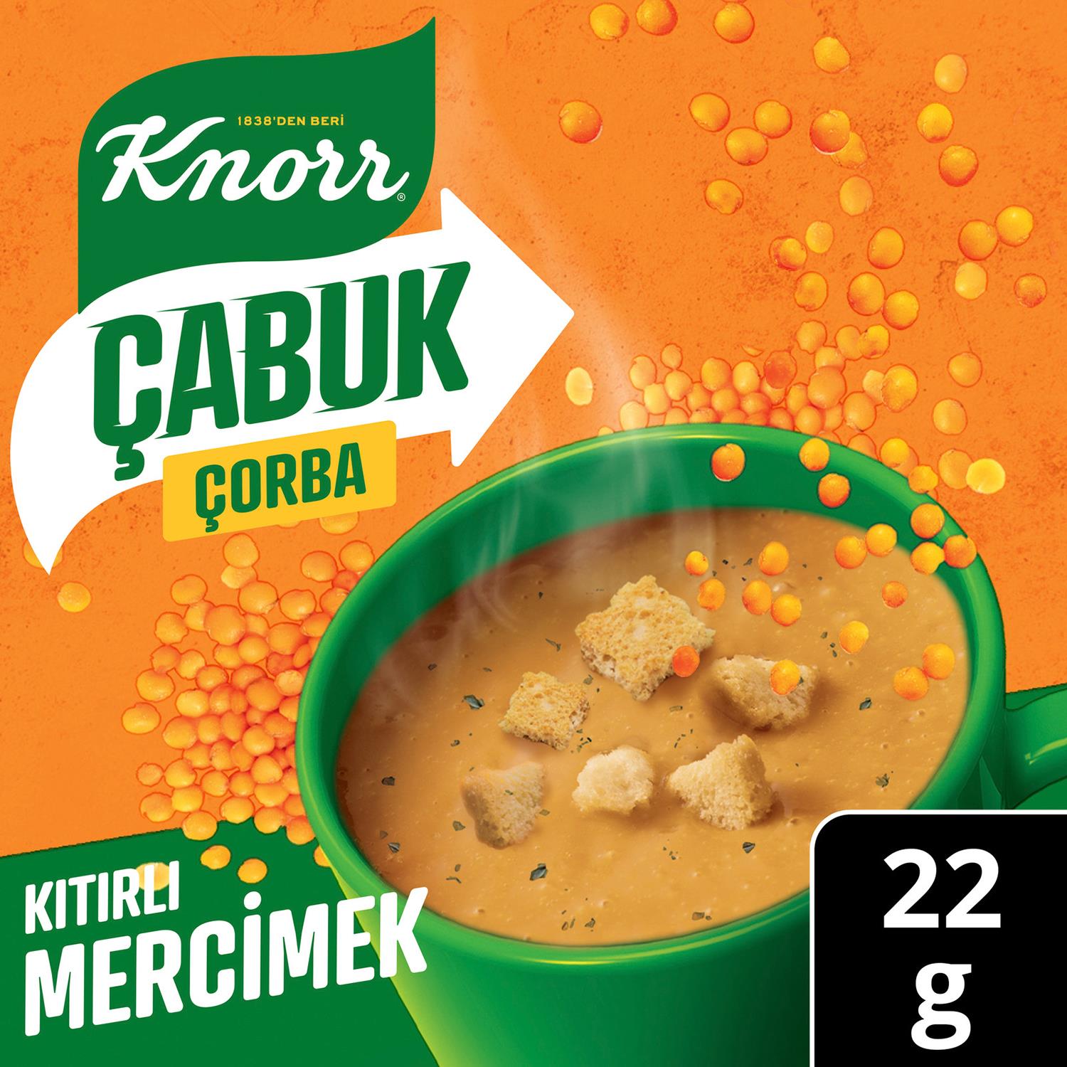 Knorr Çabuk Çorba Mercimek 22 gr