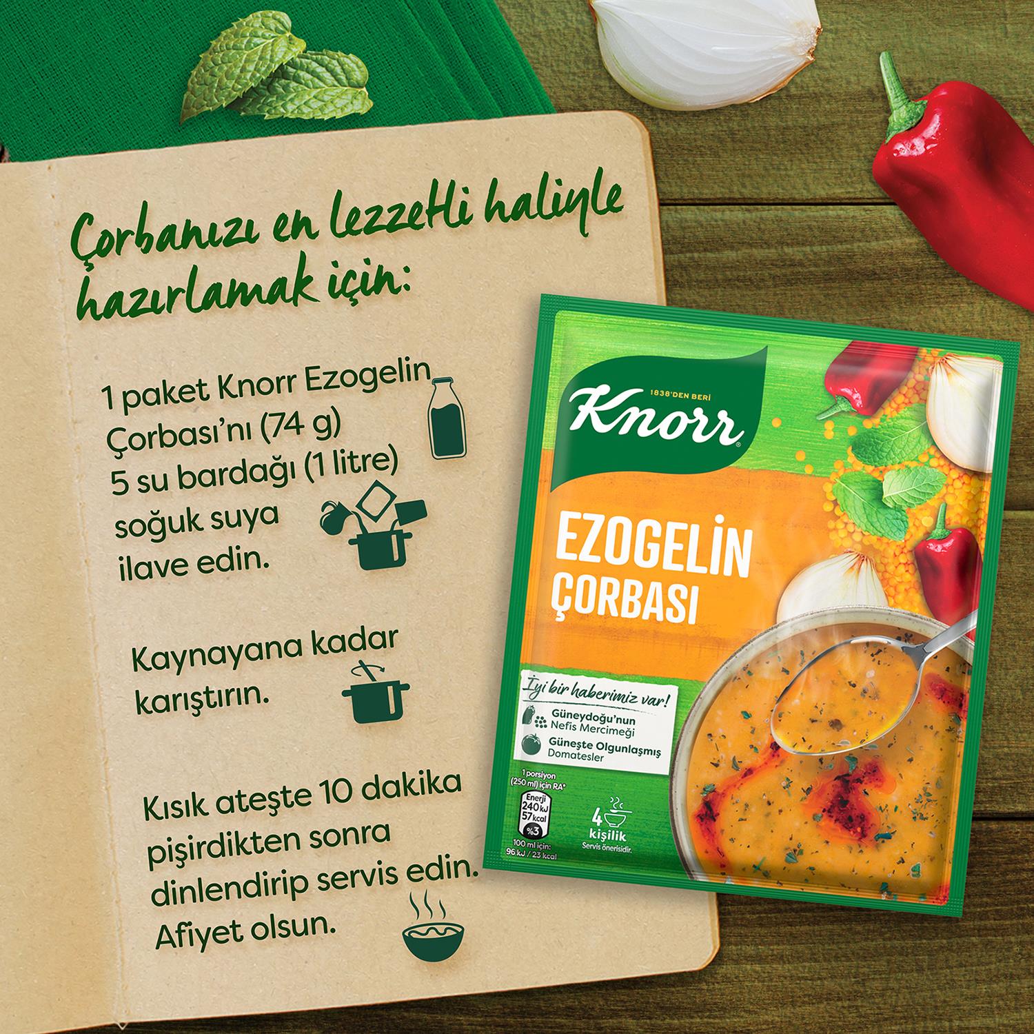 Knorr Hazır Ezo Gelin Çorbası
