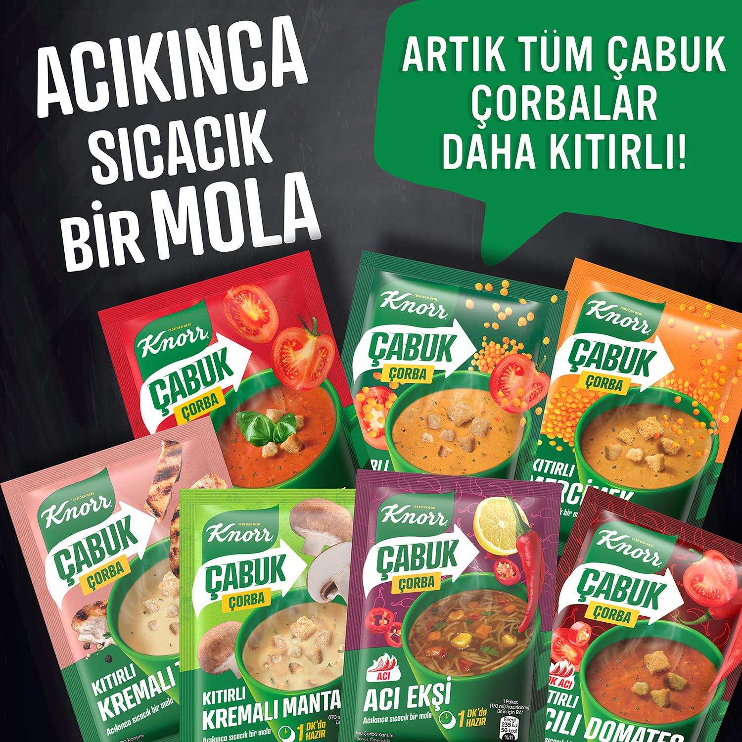 Knorr Kremalı Tavuk Çabuk Çorba 18 gr
