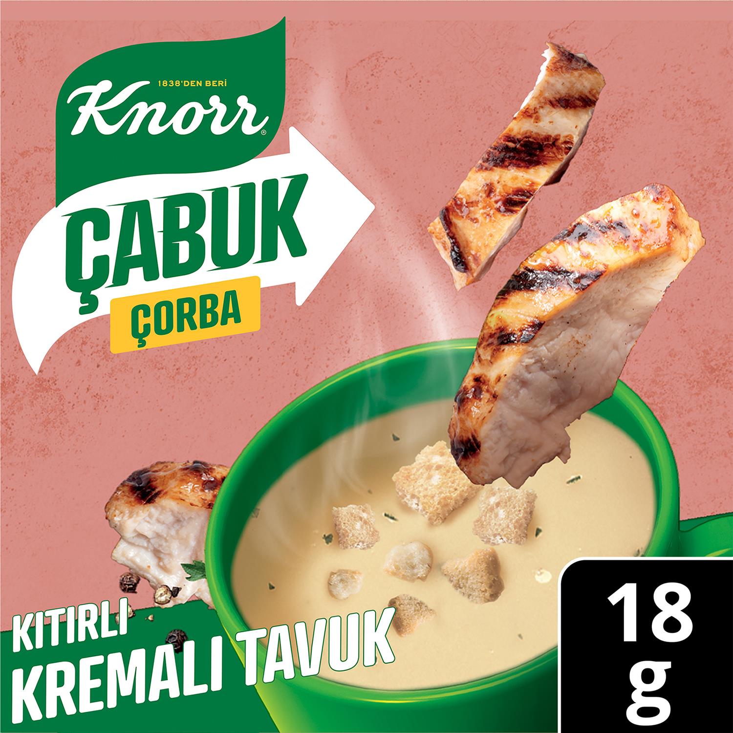 Knorr Kremalı Tavuk Çabuk Çorba 18 gr