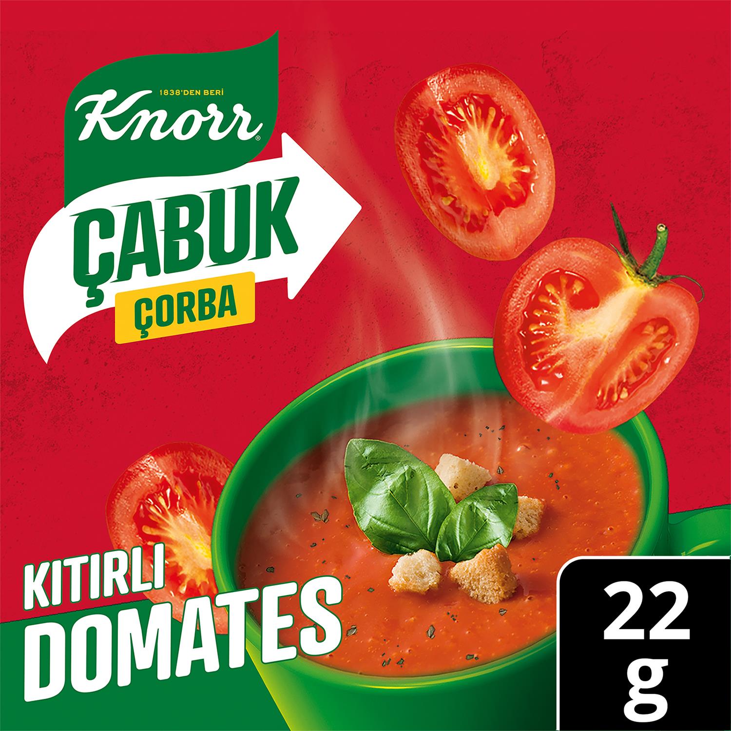 Knorr Kıtırlı Domatesli Çabuk Çorba 22 gr