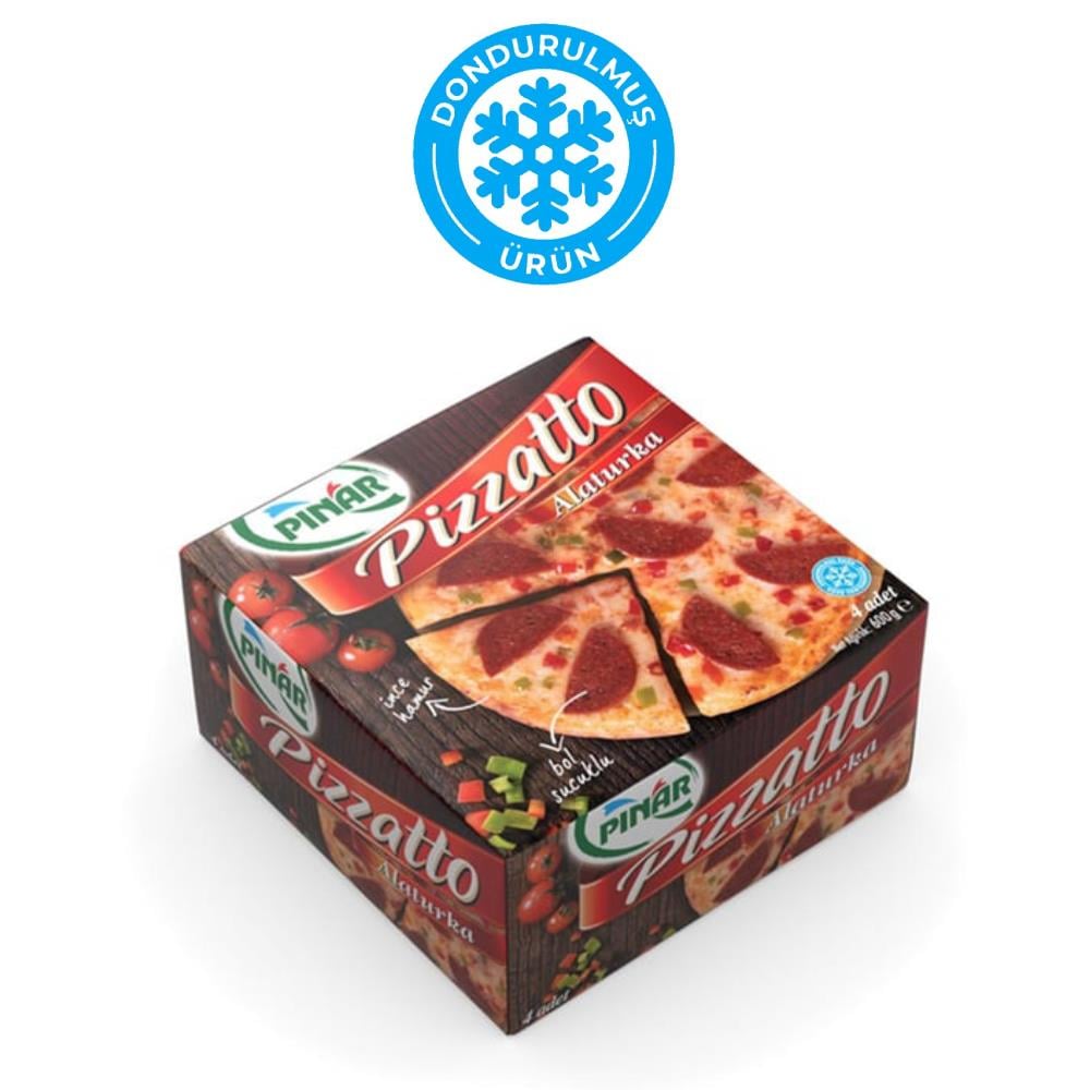 Pınar Pizzatto Alaturka Pizza 4'lü 600 gr