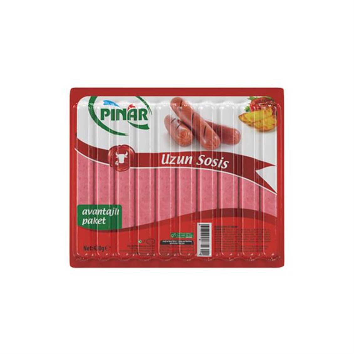 Pınar Dana Sosis 10'lu 430 Gr