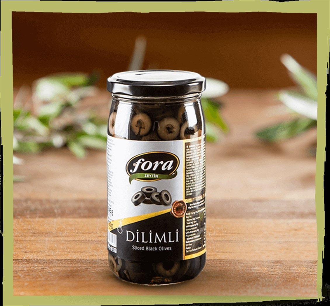 Fora Dilimli Siyah Zeytin 160 Gr