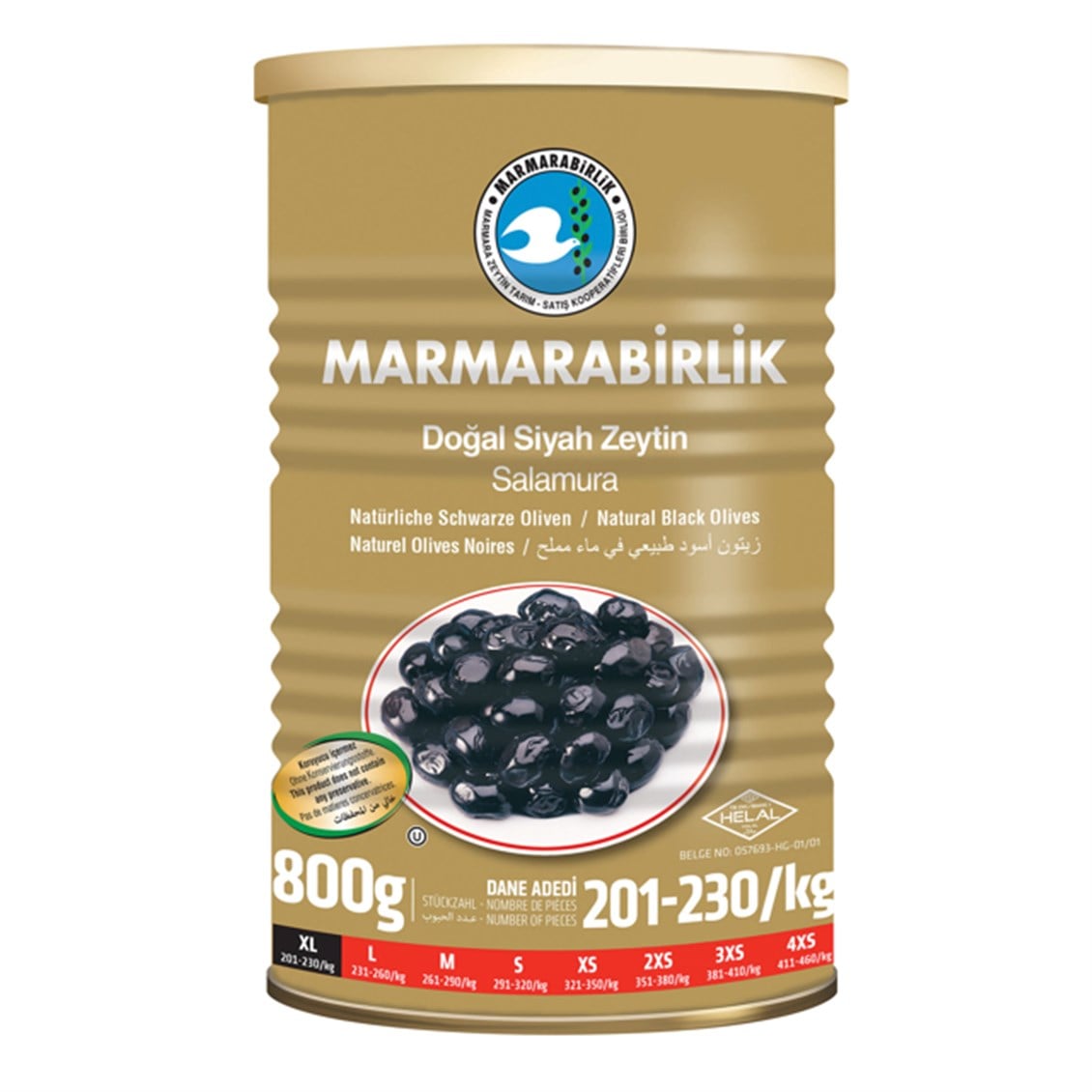 Marmara Birlik Mega 800Gr (201-230)