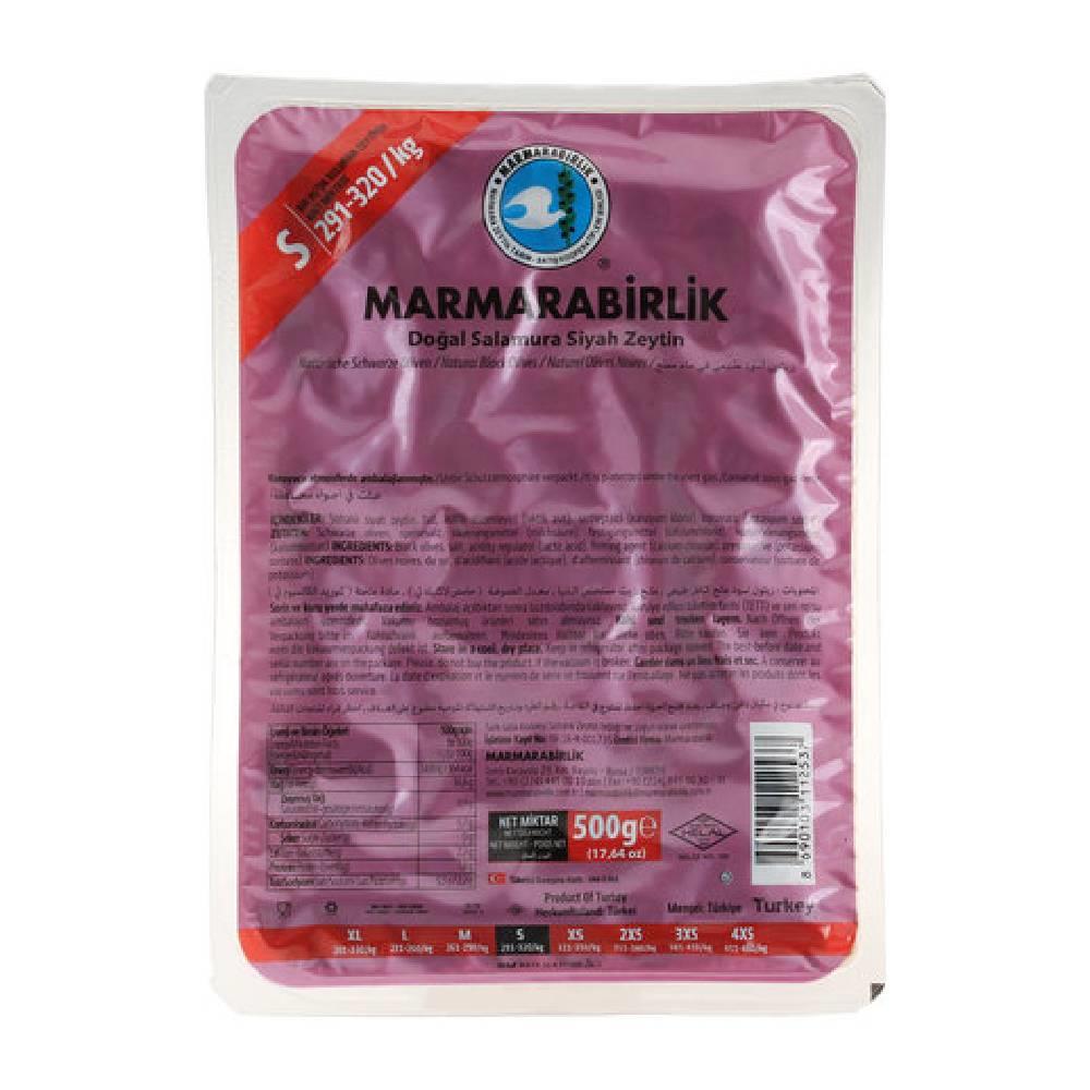 Marmarabirlik Hususi Siyah Zeytin 500 gr (291-320)