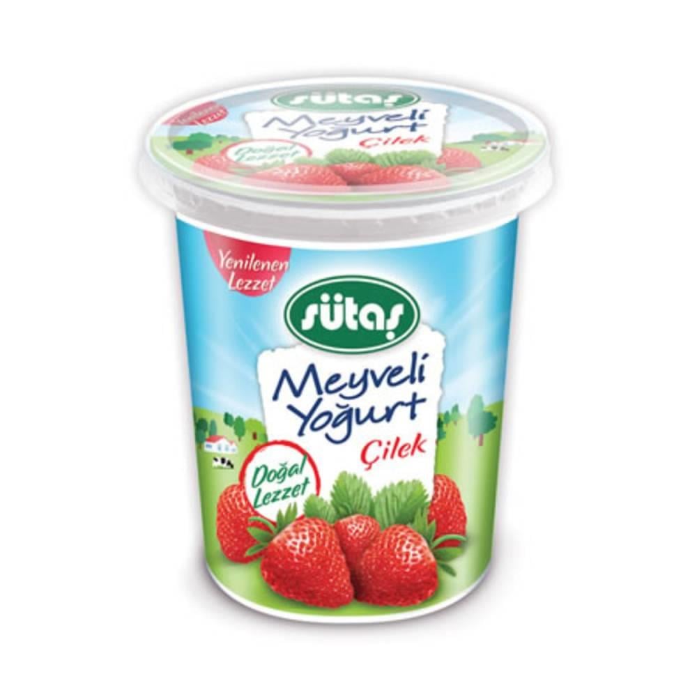 Sütaş Meyveli Yoğurt Çilek 500 gr