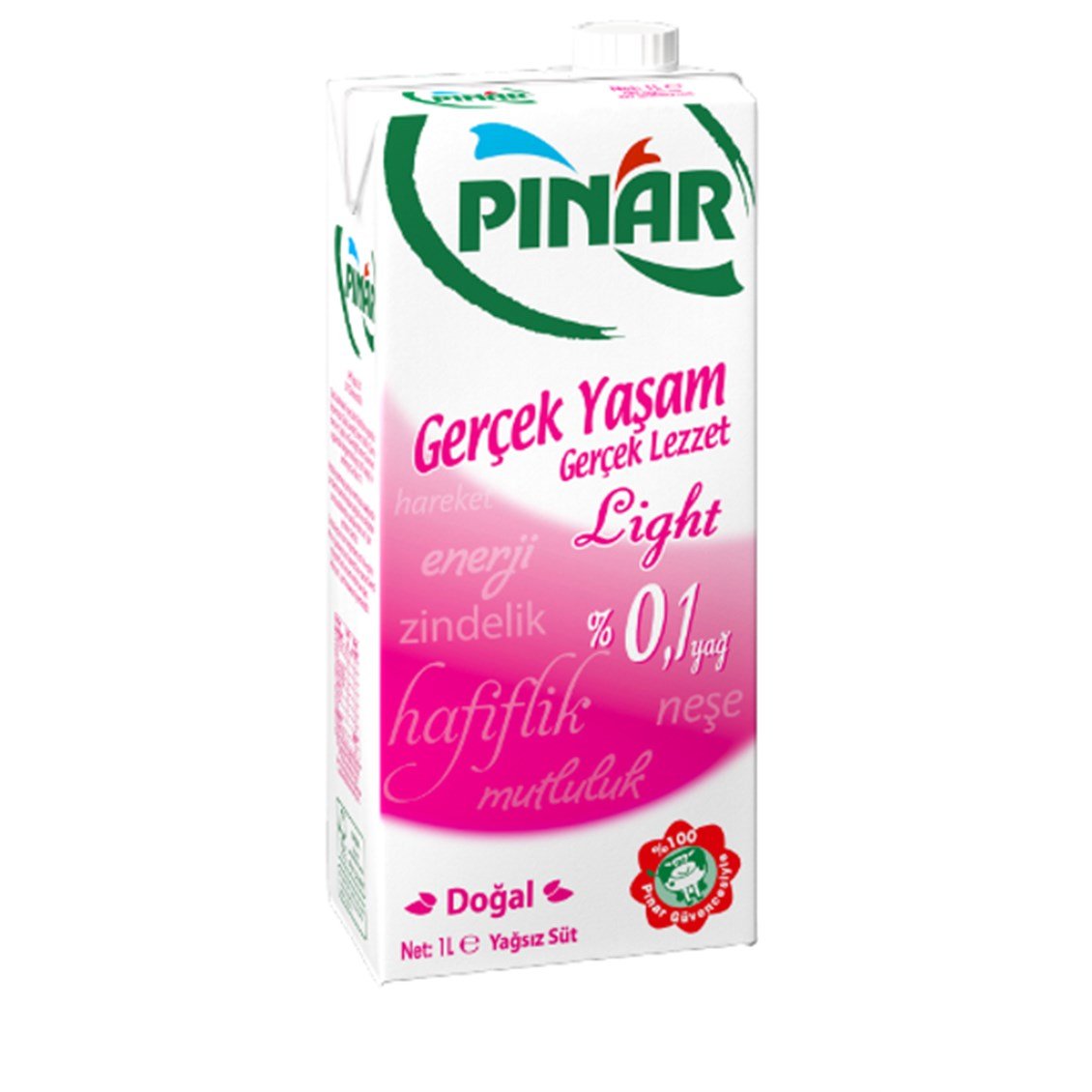 Pınar Extra Light Süt 1 lt