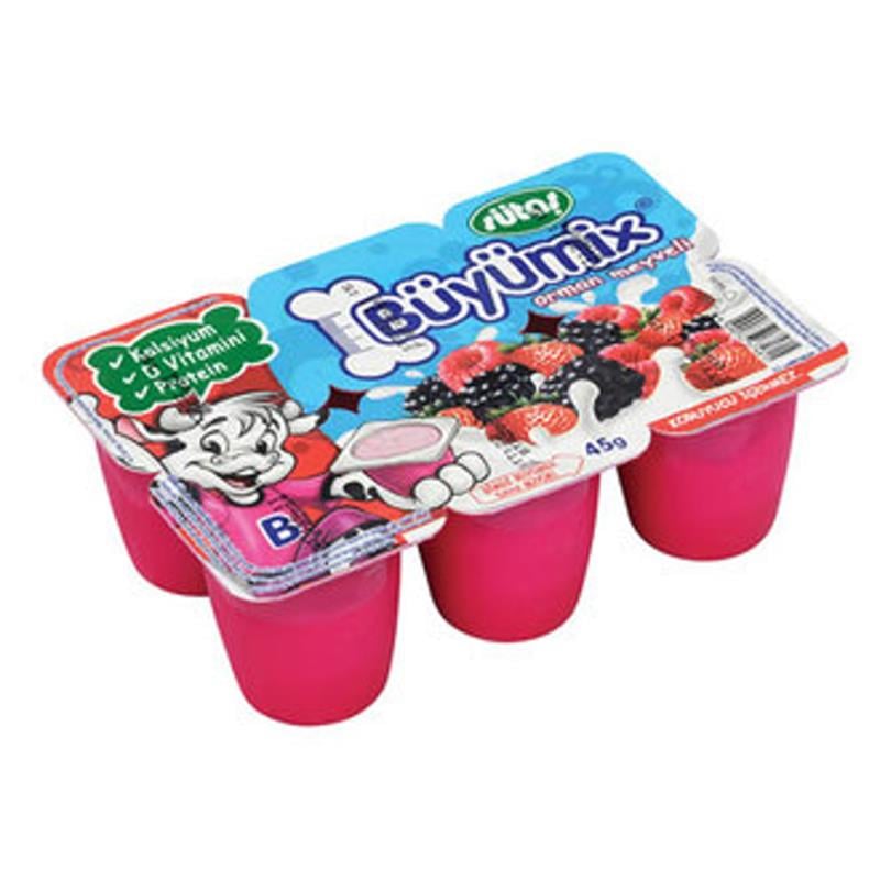 Sütaş Büyümix Orman Meyveli 6'lı 40 gr