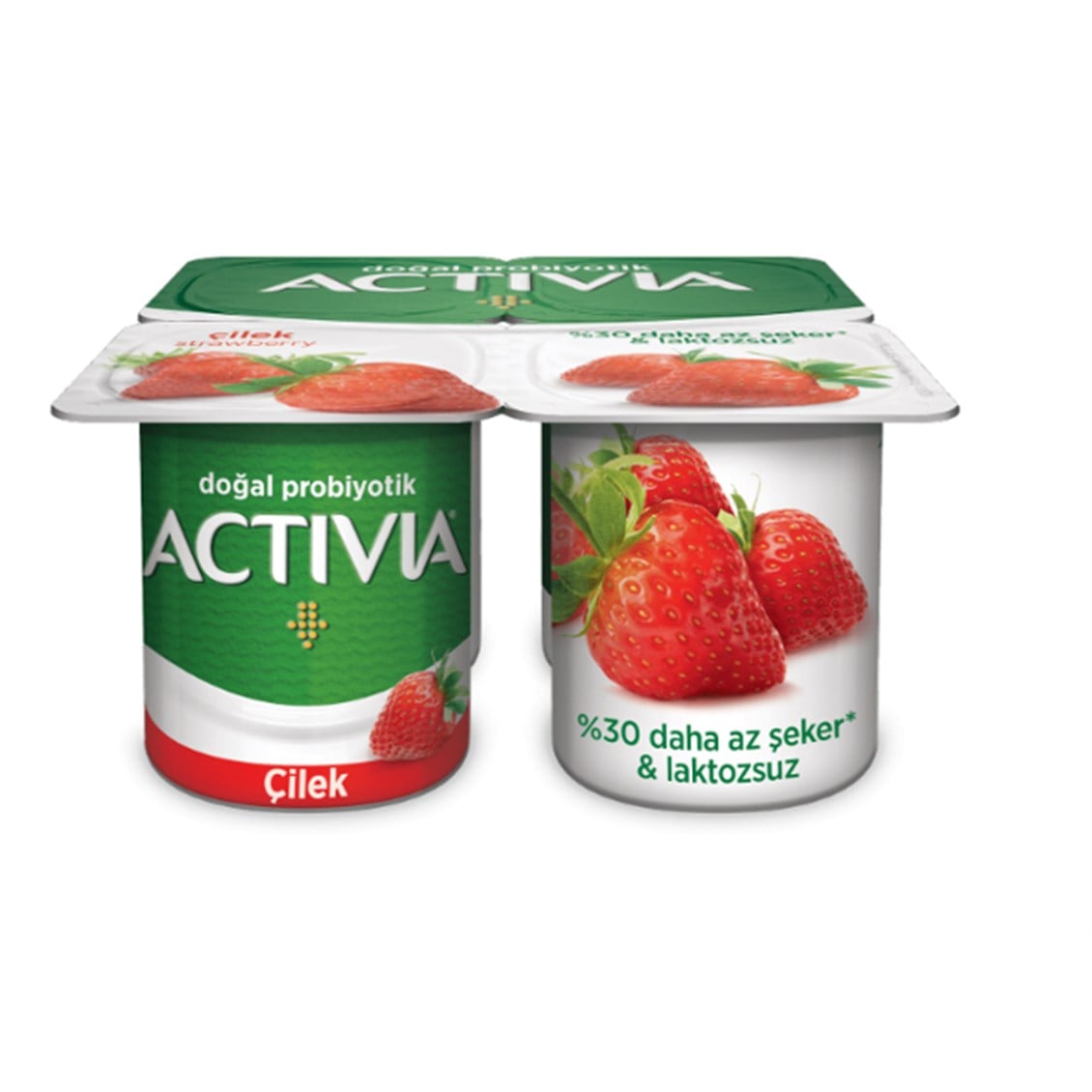 Danone Activia Çilek Doğal Probiyotik 4x100 Gr
