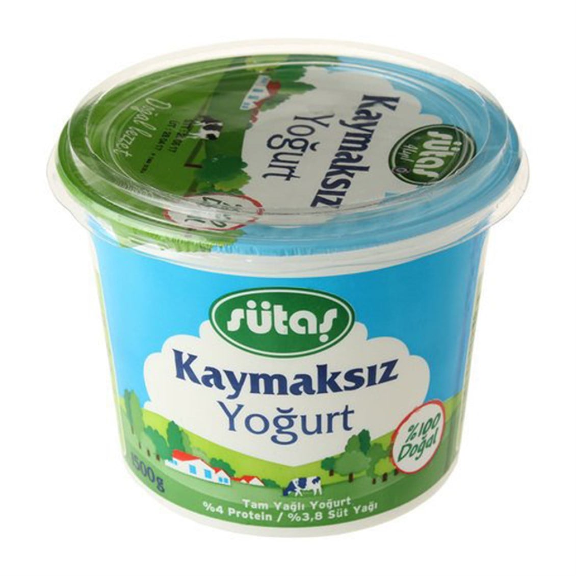 Sütaş Kaymaksız Yoğurt 1500 Gr