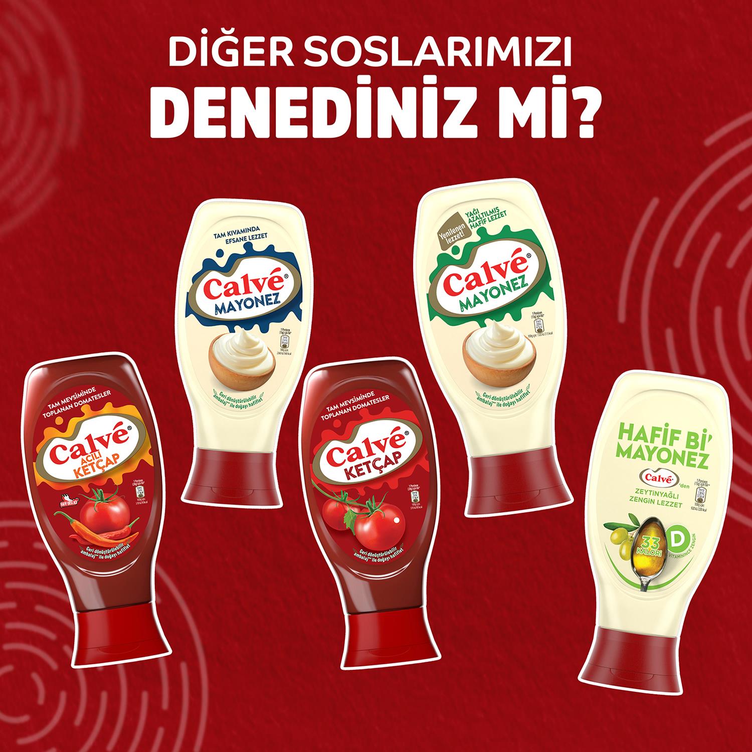 Calve Acılı Ketçap 400 gr
