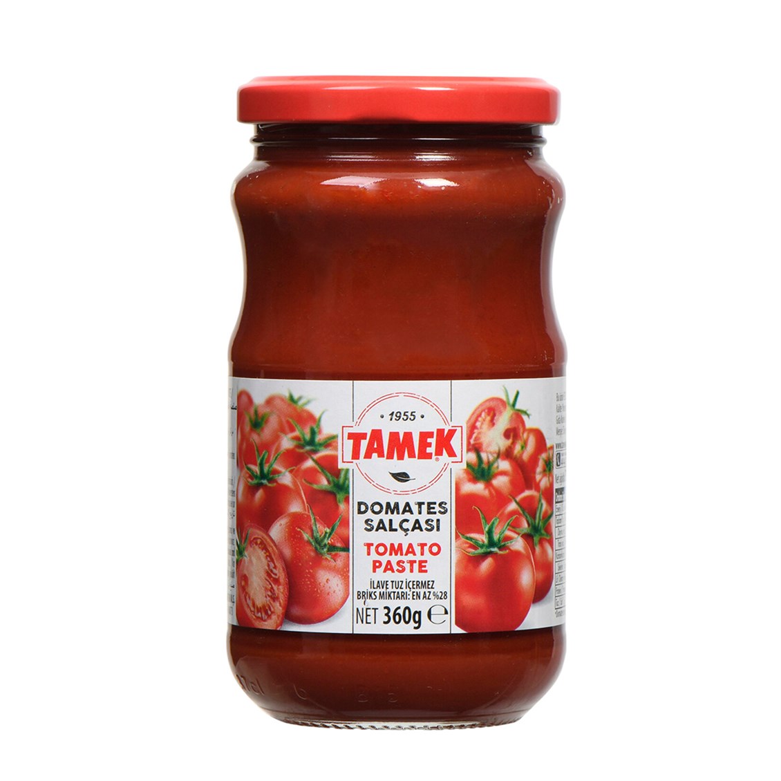 Tamek Salça Domates Cam 360 gr