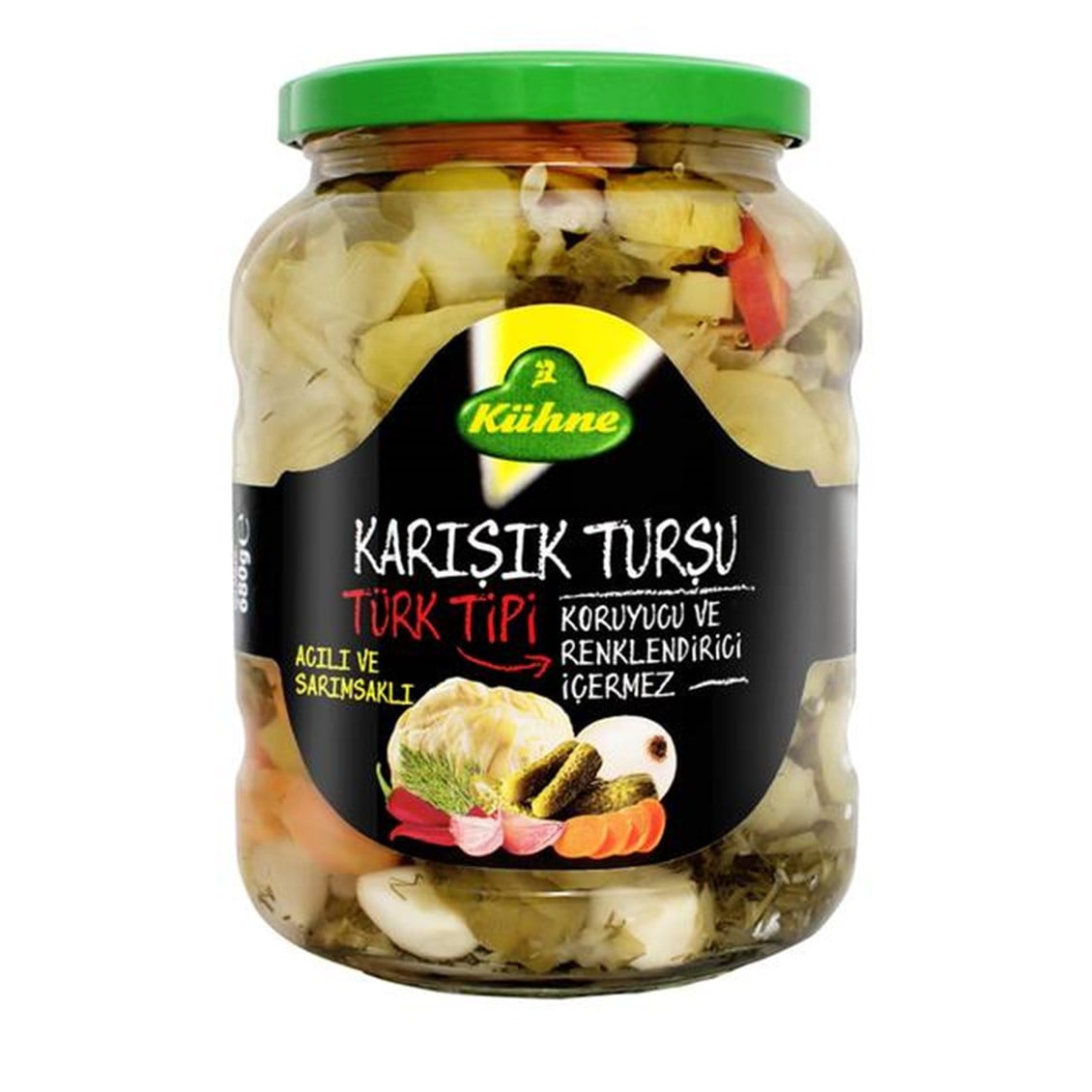 Kühne Karışık Türşu 680 Gr
