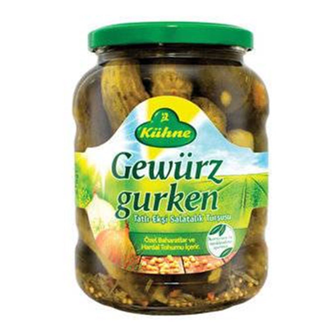 Kühne Gewurzgurken Alman Tipi Turşu 670 gr