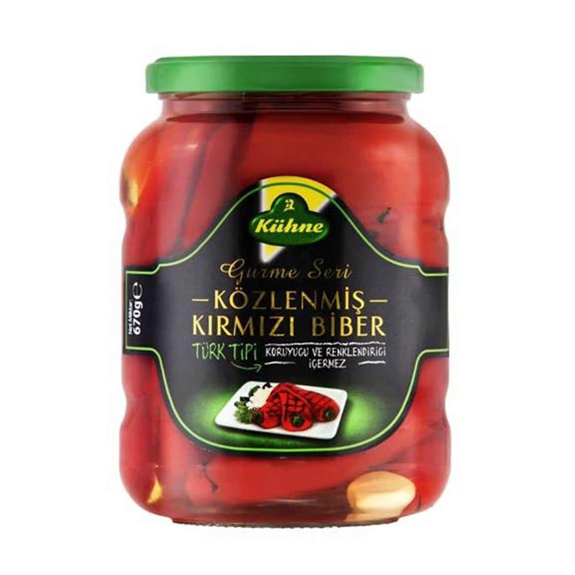 Kühne Közlenmiş Biber 670 Gr