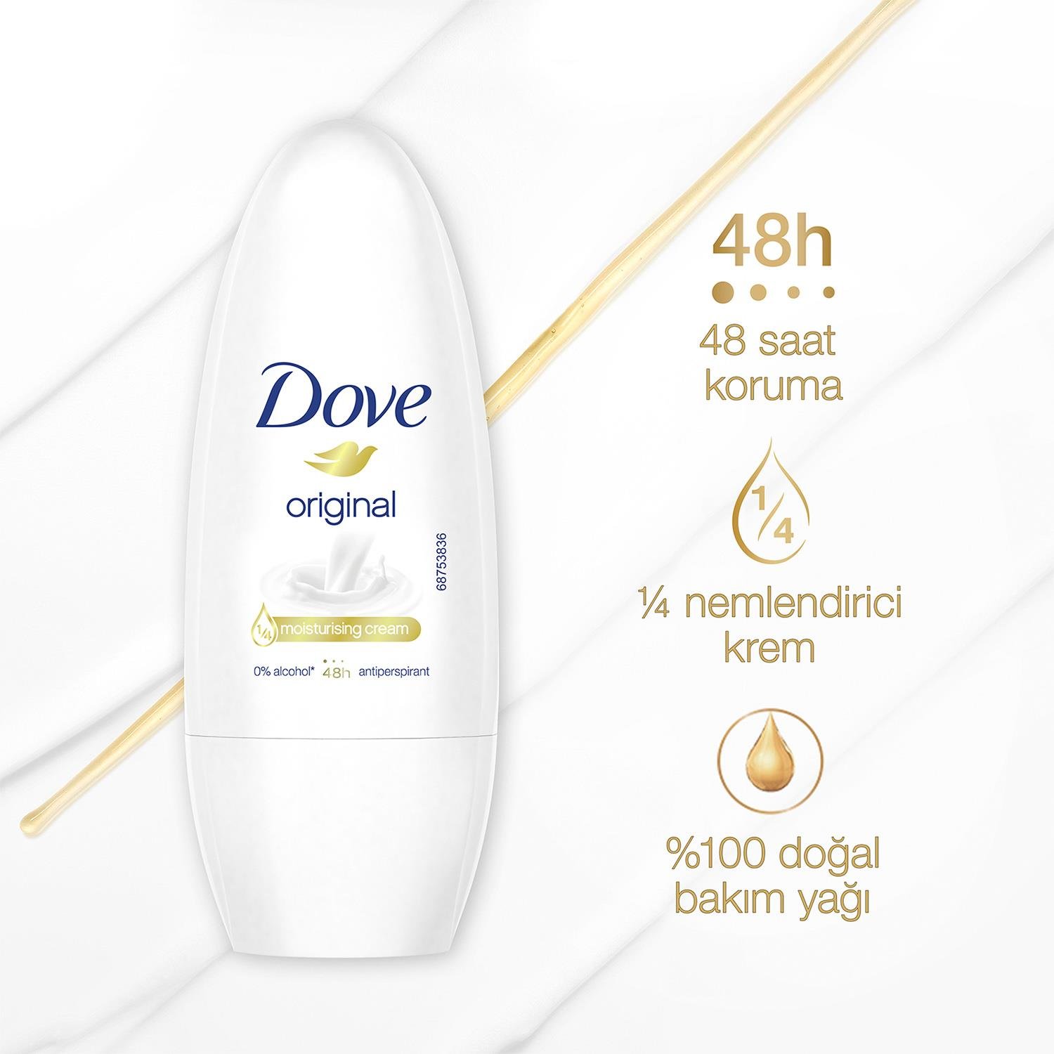 Dove Original Kadın Roll-On Deodorant 50 Ml