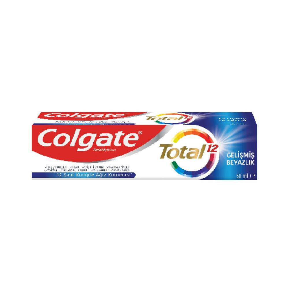Colgate Diş Macunu Total Gelişmş Beyazlık 50 ml