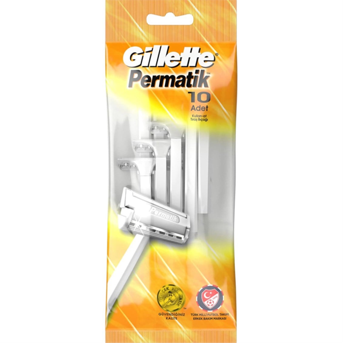 Gilette Permatik Kullan At Tıraş Bıçağı 10'lu