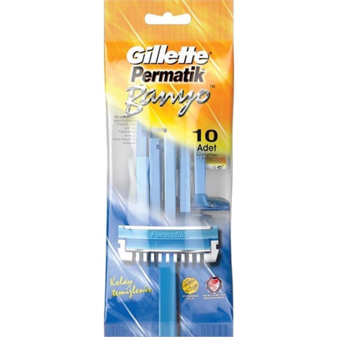 Gillette Permatik Banyo Kullan At Tıraş Bıçağı 10'lu